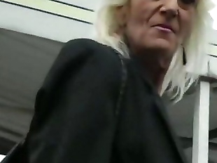 IMWF- Nasty White French Granny fucks with black..