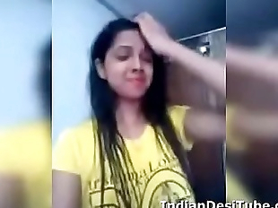 Desi Indian Cute Girl Undressing Fingering Pussy..