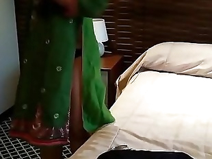 Hot Selina Begum Exposing Her Ass in Green..